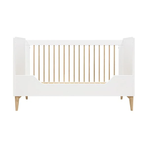 Bopita Paris Bedbank Wit / Eiken 70 X 140 Cm 1 Bopita Paris Bedbank Wit / Eiken 70 X 140 Cm