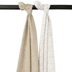 Meyco Cheetah Swaddle Taupe 2 Stuks