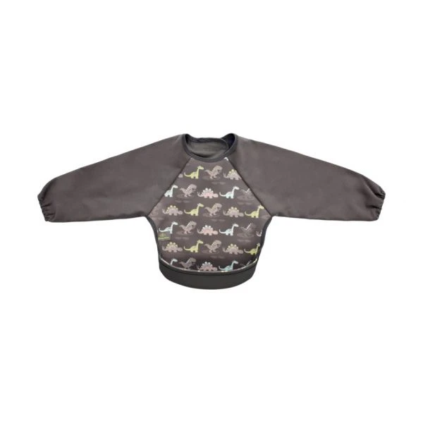 Bibetta Dinosaurus Mouwslab Antraciet 1 Bibetta Dinosaurus Mouwslab Antraciet