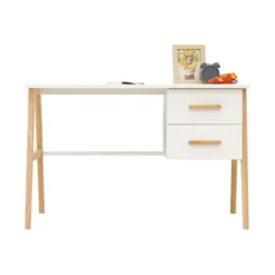 Bopita Fenna Bureau - Wit / Naturel -Kinderproducten Winkel Bopita Fenna Bureau Wit Naturel 4 8e1f
