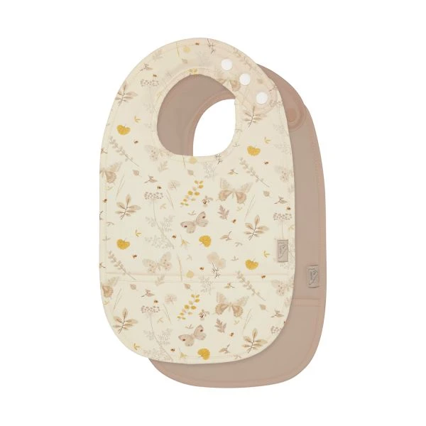 Cam Cam Copenhagen Butterflies Slabbetje - 2 Stuks 1 Cam Cam Copenhagen Butterflies Slabbetje - 2 Stuks