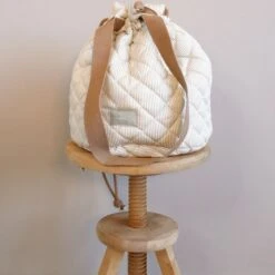 Cam Cam Copenhagen Classic Stripes Project Bag - Camel -Kinderproducten Winkel Cam Cam Copenhagen Classic Stripes Project Bag Camel 6 f67a