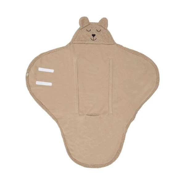 Jollein Bear Wikkeldeken - Biscuit 1 Jollein Bear Wikkeldeken - Biscuit