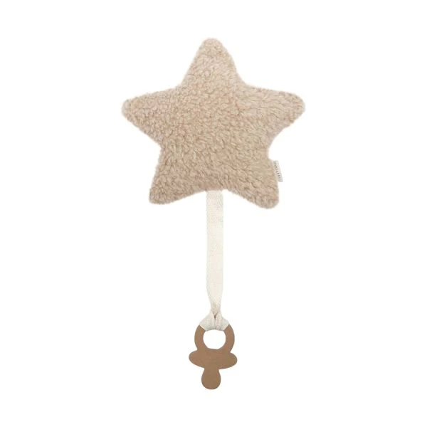Kidslabel Star Speendoekje - Beige 1 Kidslabel Star Speendoekje - Beige