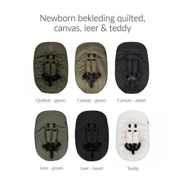 Kidsmill Up! Kinderstoel Incl. Babyset + Newbornset Olijfgroen 3 Kidsmill Up! Kinderstoel Incl. Babyset + Newbornset Olijfgroen - Afbeelding 3