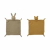 Liewood Agnete Knuffeldoekje Oat / Golden Caramel Mix 2 Stuks