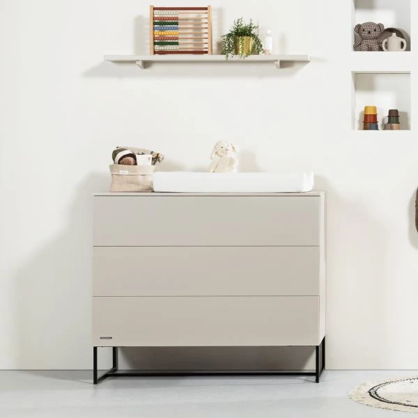 Kidsmill Modular Babykamer- Mat Oatemal | Bed 60 X 120 Cm + Commode 3 Kidsmill Modular Babykamer- Mat Oatemal | Bed 60 X 120 Cm + Commode - Afbeelding 3