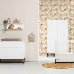 Kidsmill Modular 2 Commode 1D / 2L Mat Wit - Zwart - Mat Wit -Kinderproducten Winkel Modular wit juniorzijde SFEER nieuw 9b22