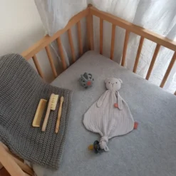 Bambam Bear Knuffeldoekje Organic Grey 5 Bambam Bear Knuffeldoekje Organic Grey -Kinderproducten Winkel bambam bear knuffeldoekje organic grey 1 65d9