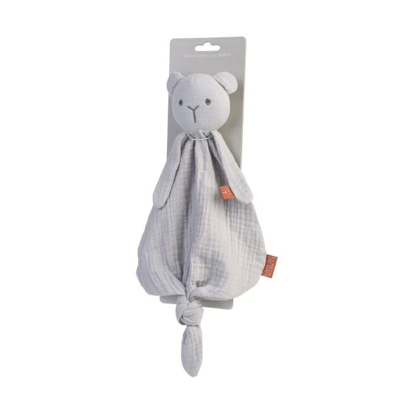 Bambam Bear Knuffeldoekje Organic Grey 2 Bambam Bear Knuffeldoekje Organic Grey - Afbeelding 2