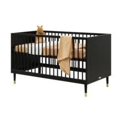 Bopita Cloë Bedbank Mat Zwart 70 X 140 Cm -Kinderproducten Winkel bedbank 70x140 clo mat zwart 1 c282