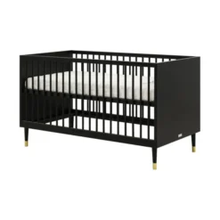 Bopita Cloë Bedbank Mat Zwart 70 X 140 Cm -Kinderproducten Winkel bedbank 70x140 clo mat zwart 2 edea