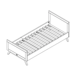 Bopita Fenna Bed Wit / Naturel 90 X 200 Cm -Kinderproducten Winkel bopita fenna bed wit naturel 90 x 200 cm tekening 3473