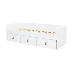 Bopita Indy Bedbank Wit / Naturel 90 X 200 Cm