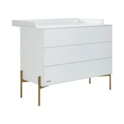 Kidsmill Boutique Commode Wit / Bras -Kinderproducten Winkel boutique commode bladvergroter wit bras 2 f213