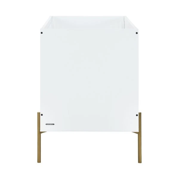 Kidsmill Boutique Babybed Wit / Bras 60 X 120 Cm 3 Kidsmill Boutique Babybed Wit / Bras 60 X 120 Cm - Afbeelding 3