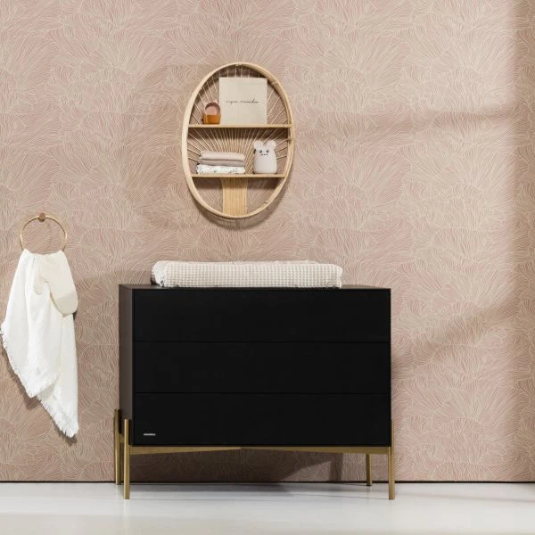 Kidsmill Boutique Commode Zwart / Bras 3 Kidsmill Boutique Commode Zwart / Bras - Afbeelding 3