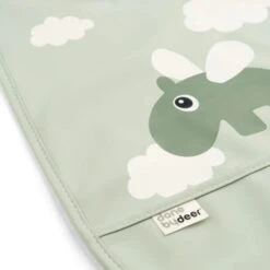 Done By Deer Deer Slab Happy Clouds - Groen -Kinderproducten Winkel done by deer slap detail f301