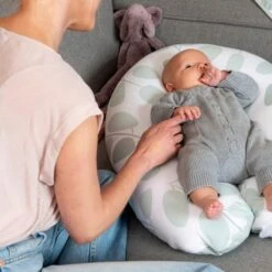 Doomoo Buddy Leaves Voedingskussen Aqua Green -Kinderproducten Winkel doomoo buddy leaves voedingskussen aqua green 4 11f5