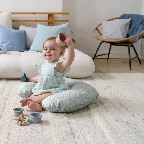 Doomoo Softy Cloudy Voedingskussen Kaki 2 Doomoo Softy Cloudy Voedingskussen Kaki - Afbeelding 2