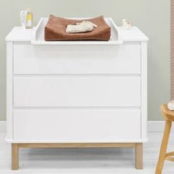 Bopita Mika Commode -Kinderproducten Winkel dresser with 3 drawers mika white oak 9 f981