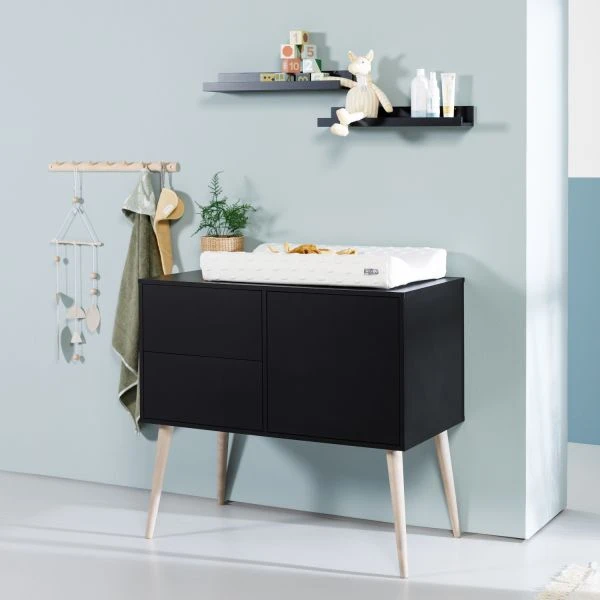 Europe Baby Evy Commode Zwart 4 Europe Baby Evy Commode Zwart - Afbeelding 4