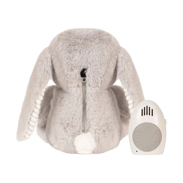 Flow Amsterdam Milo The Rabbit Hartslagknuffel Grey 2 Flow Amsterdam Milo The Rabbit Hartslagknuffel Grey - Afbeelding 2