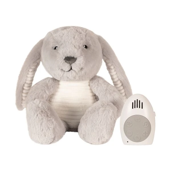 Flow Amsterdam Milo The Rabbit Hartslagknuffel Grey 1 Flow Amsterdam Milo The Rabbit Hartslagknuffel Grey