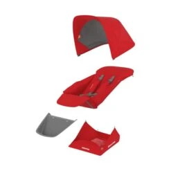 Greentom Upp Reversible Seat Set Red