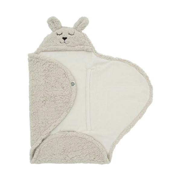 Jollein Bunny Wikkeldeken Nougat 2 Jollein Bunny Wikkeldeken Nougat - Afbeelding 2