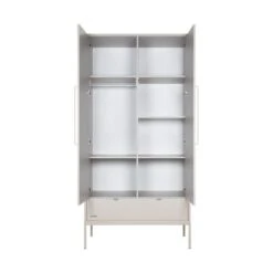 Kidsmill Amy Kledingkast 2-Deurs Oatmeal -Kinderproducten Winkel kast amy 2 0378