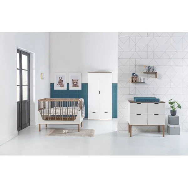 Kidsmill Sepp Commode Wit / Beuken 5 Kidsmill Sepp Commode Wit / Beuken - Afbeelding 5