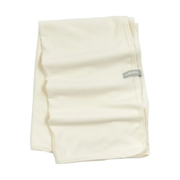 Bamboom Swaddle Wikkeldoek Jersey Crème 1 Bamboom Swaddle Wikkeldoek Jersey Crème