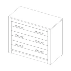 Kidsmill Sem Nautic Grijs Commode -Kinderproducten Winkel knipsel fjord chest d23e