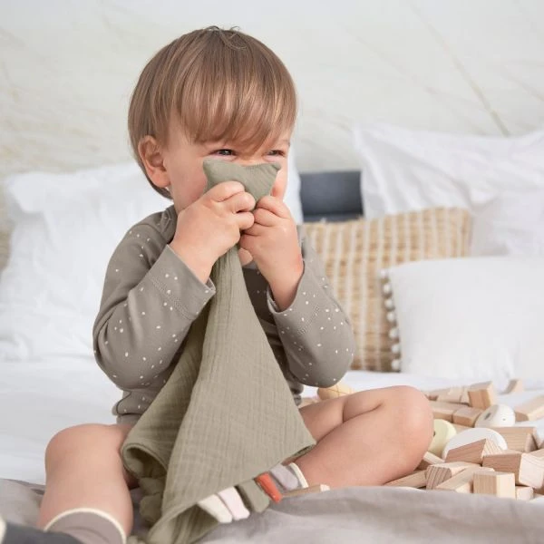 Laessig Star Knuffeldoekje Olive 5 Laessig Star Knuffeldoekje Olive - Afbeelding 5