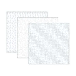 Laessig Swaddle Light Blue 3 Stuks