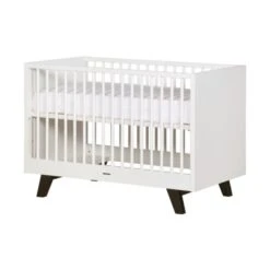 Kidsmill Lars Babykamer -Kinderproducten Winkel lars ledikant wit zwart 70 x 140 cm 3 eed1