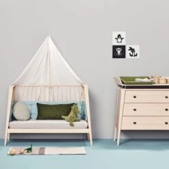 Leander Linea Babybed Beech -Kinderproducten Winkel leander linea babybed beech 4 6b9d
