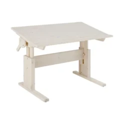 LIFETIME Kidsrooms Bureau Klein Dubbel Verstelbaar Whitewash