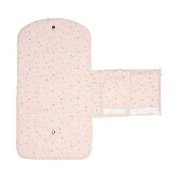 Little Dutch Little Pink Flowers Verschoningsmatje Donkerroze 1 Little Dutch Little Pink Flowers Verschoningsmatje Donkerroze