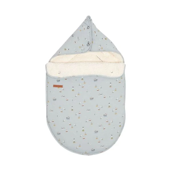 Little Dutch Sailors Bay Autostoel Voetenzak Blue 1 Little Dutch Sailors Bay Autostoel Voetenzak Blue