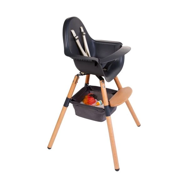 Childhome Evolu 2 Sandwich Mesh Mandje Anthracite 2 Childhome Evolu 2 Sandwich Mesh Mandje Anthracite - Afbeelding 2