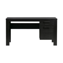 Woood Dennis Bureau Grenen Zwart