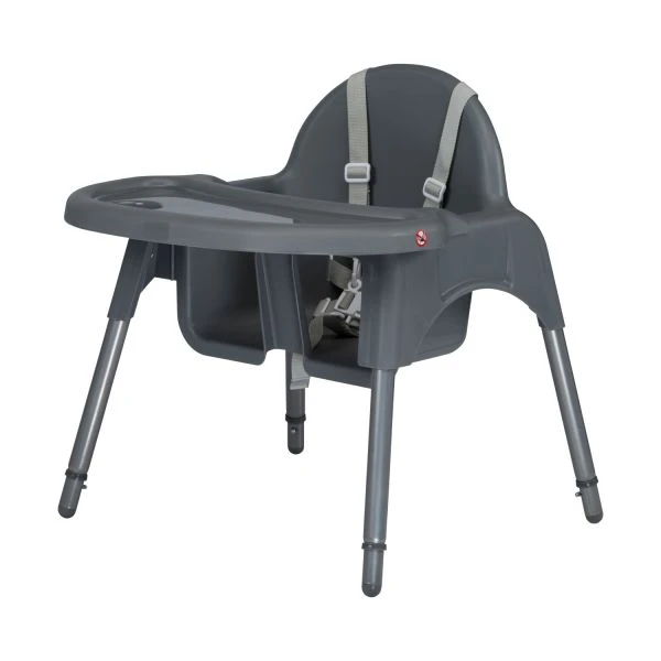 Puck Kinderstoel - 3 In 1 - Mat Grijs 5 Puck Kinderstoel - 3 In 1 - Mat Grijs - Afbeelding 5