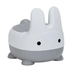 Puck Konijn Potje Wit / Grijs