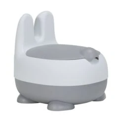 Puck Konijn Potje Wit / Grijs -Kinderproducten Winkel puck konijn potje witgrijs 3 e756