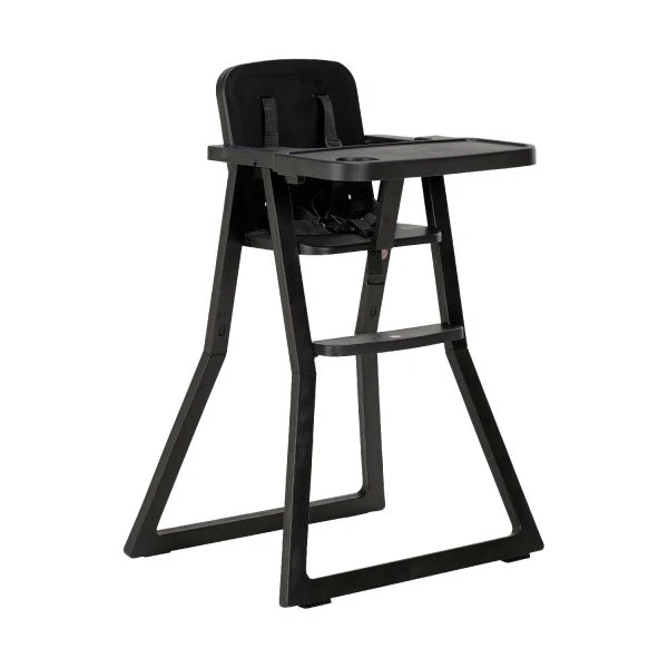 Puck Plain Kinderstoel Zwart 1 Puck Plain Kinderstoel Zwart