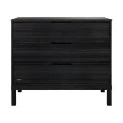 Kidsmill Pure Wood Commode Zwart Geborsteld