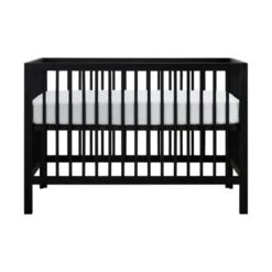 Kidsmill Pure Wood Ledikant Zwart Geborsteld 60 X 120 Cm