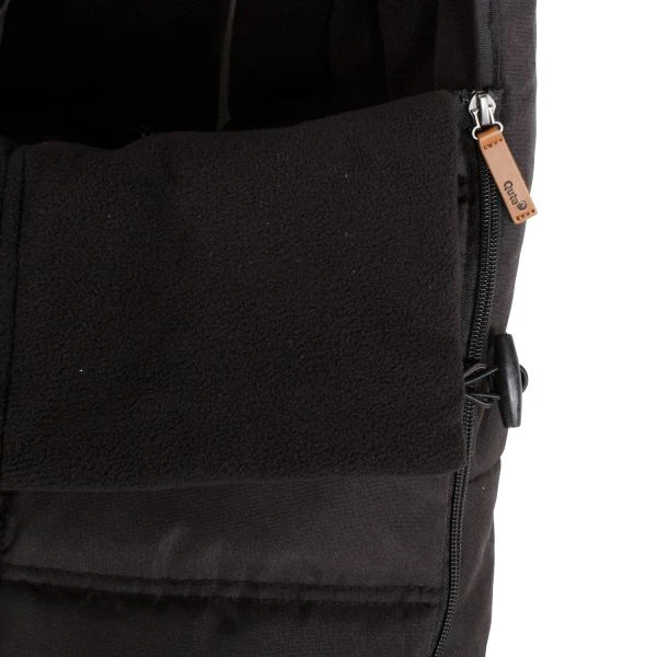 Qute Universele Buggy Voetenzak Fleece Zwart 4 Qute Universele Buggy Voetenzak Fleece Zwart - Afbeelding 4